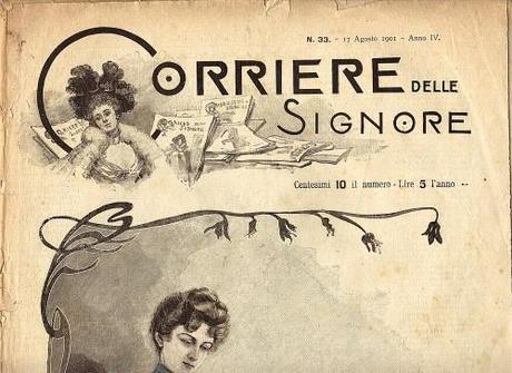 #2- il Corriere delle Signore - ago.1901: Tinca carpionata e Latte virginale