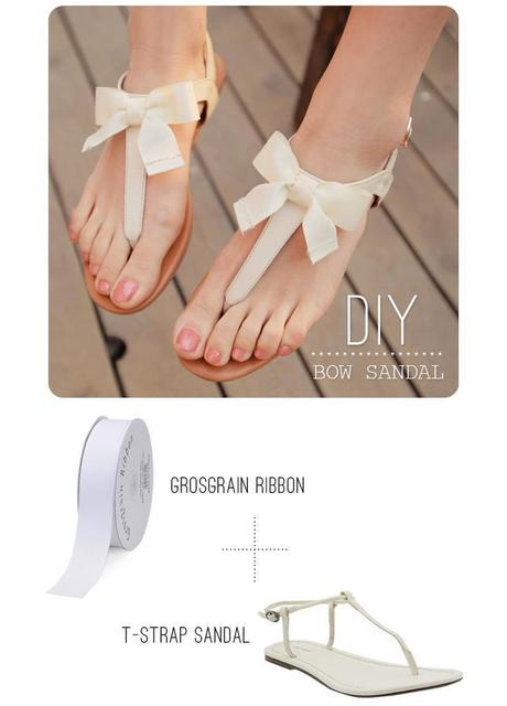The Sunday craft project: bow sandals