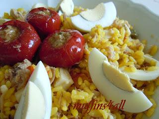 Insalata di riso allo zafferano