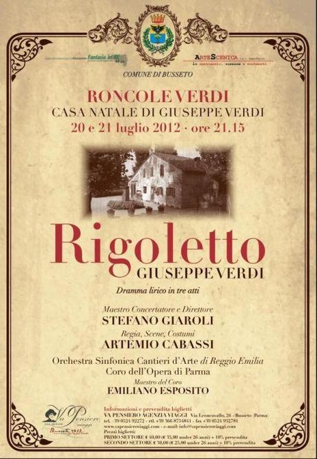 una immagine di Locandina Rigoletto su Giuseppe Verdi e Rigoletto: Tornando a Casa