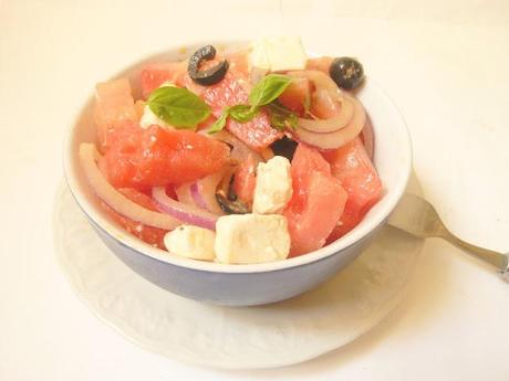 insalata di anguria e feta