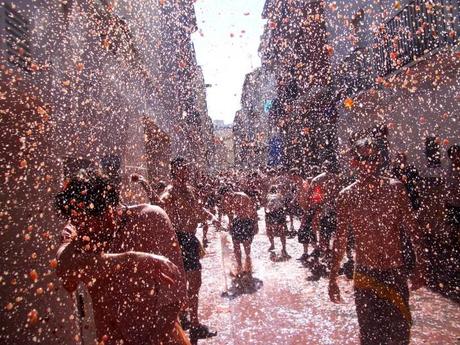 tomatina a Bunuel