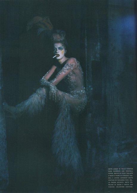 Kristen McMenamy by Paolo Roversi