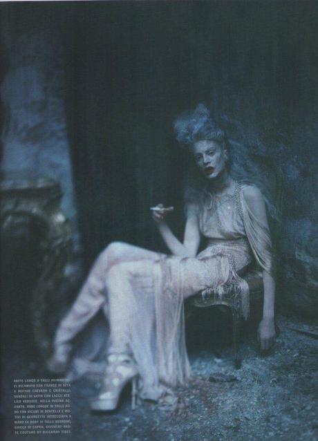 Kristen McMenamy by Paolo Roversi