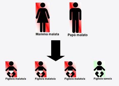Esercizi di genetica 15: malattia genetica autosomica dominante Esercizi di genetica 15: malattia genetica autosomica dominante