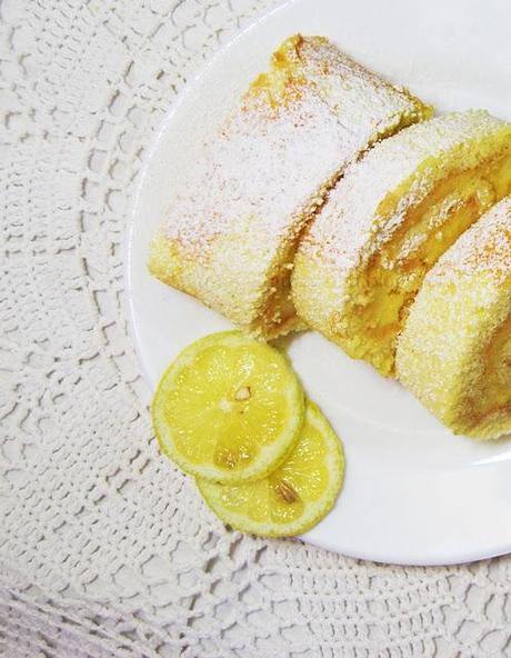 Rotolo con crema al limone