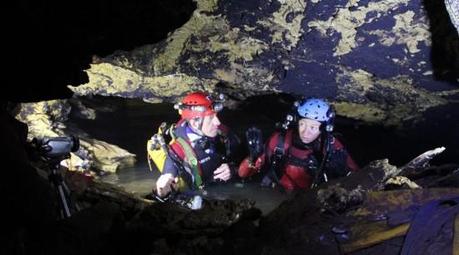 Bus del Tof: i mitici explospeleosub, Nadia Bocchi e Luca Pedrali - Foto Fabio Gatti