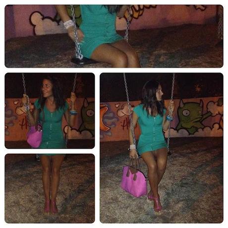 OUTFITS: LIFE IN GREEN HOPE & ROSA FLUO!