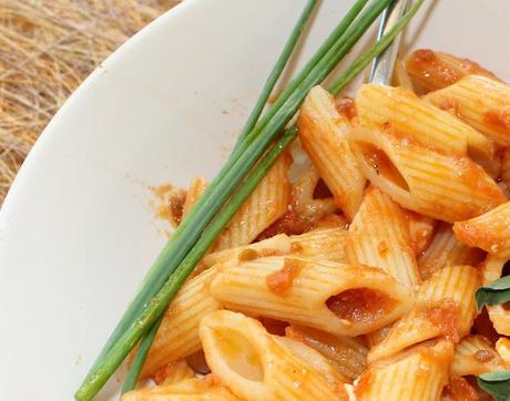 Mezze penne Franciacorta con condimento Triturì