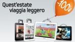 Campagna promozionale viaggia leggero su Galaxy tab, sconto di 100 euro