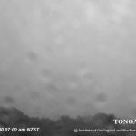 The Tongariro webcm shows really bad weather during the morning hours