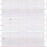 Seismogram 1 Sotara volcano, Colombia