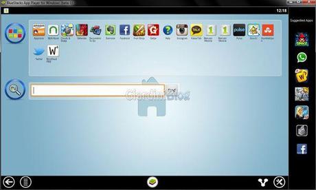 BlueStacks App Player - Home