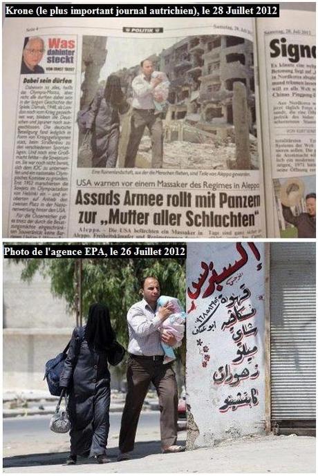 Siria: il piu' importante quotidiano austriaco fa un reportage con Photoshop