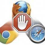 Adblock componente aggiuntivo per Firefox Chrome e Safari