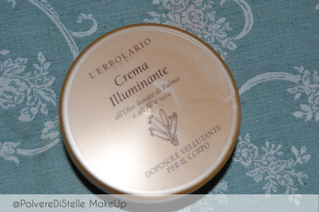 Review: Crema illuminante All'olio dorato di Palma - L'ERBOLARIO