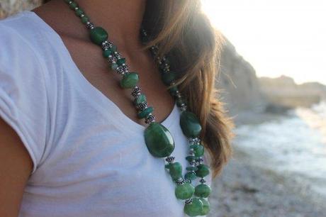 Green necklace