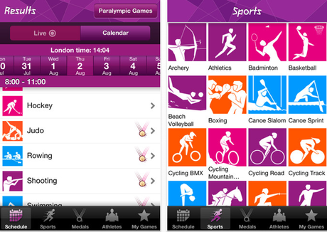 London 2012: App ufficiale dei risultati dei Giochi Olimpici