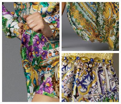 Majolica pattern by Dolce&Gabbana;.