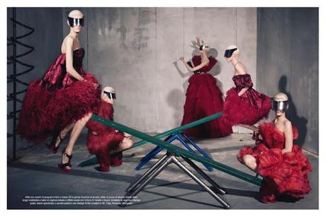 Steven Meisel Photographs the Fall Collections for Vogue Italia’s July 2012