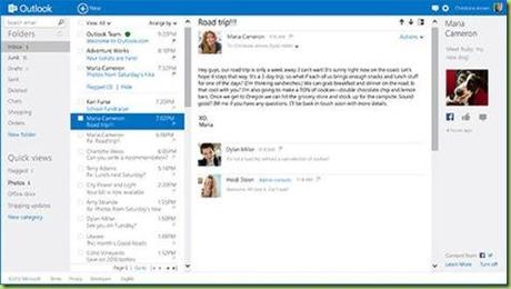 Outlook com thumb Microsoft abbandona Hotmail per trasferire la sua webmail in Outlook.com
