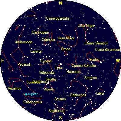 Cielo d’agosto Stelle e Pianeti danno spettacolo