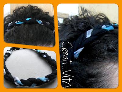 [IDEA RICICLO] Fascia intrecciata riciclata - Recycled braided headband
