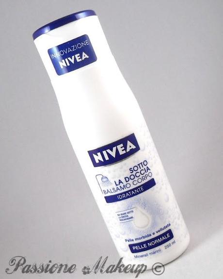 Nivea balsamo corpo idratante sotto la doccia