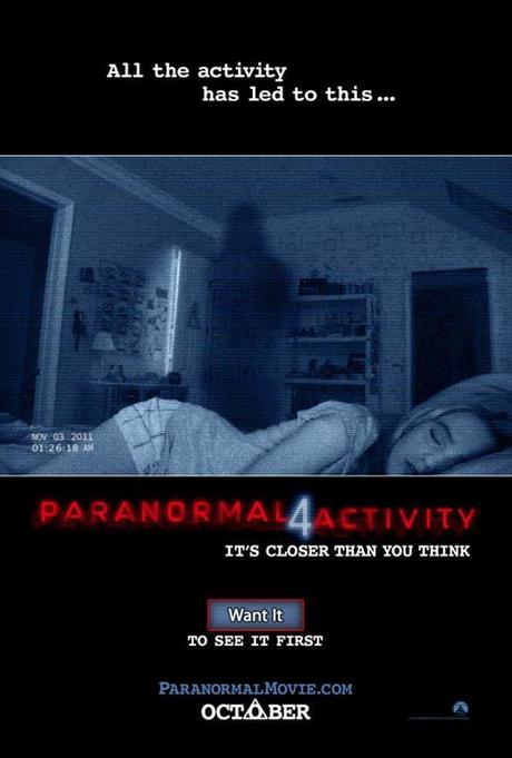 Paranormal Activity 4, primo trailer ufficiale