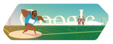 Un doodle di Google per l’inizio delle gare di atletica a Londra 2012