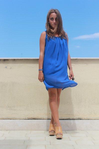 Blue dress & JC