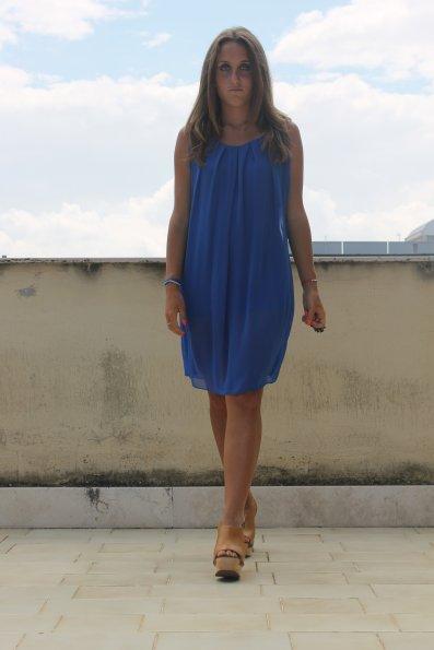 Blue dress & JC