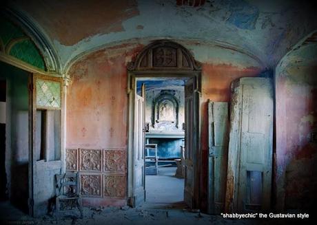 Haunting images of the forgotten palaces  which are now spectacular ruins...