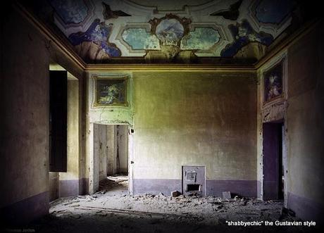 Haunting images of the forgotten palaces  which are now spectacular ruins...