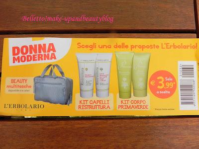 Edicolando in bellezza: Donna Moderna e Erbolario - Kit Primaverde è in edicola!