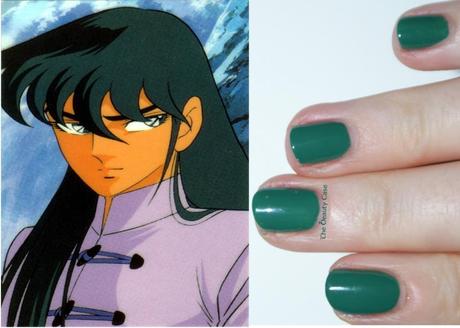 Painting a Burning Cosmo Chapter 2 Dragon Shiryu (OPI Jade is the New Black)