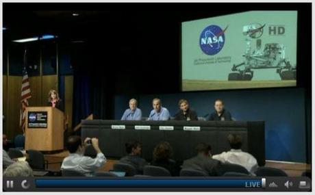 Tutto su Curiosity, in diretta su NASA TV