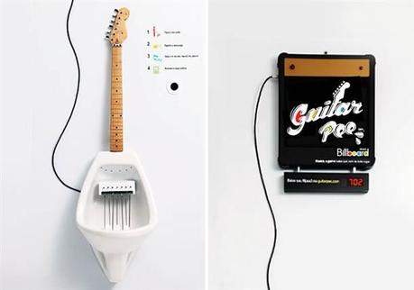 Guitar Pee, il WC musicale