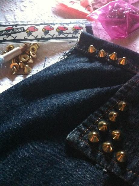 Studded DIY creation