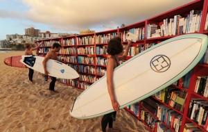 Books on the beach