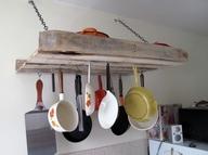 Pallet kitchen rack!