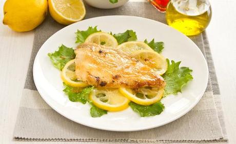 Pesce caramellato al limone