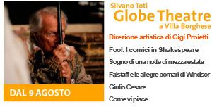 Milano expo arte e teatro, Giorgio Albertazzi in GIULIO CESARE, Silvano Toti Globe Theatre