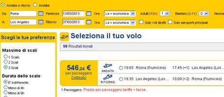 Italia-Istanbul-Los Angeles 422 Euro!