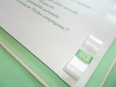 Guestbook per matrimonio: bianco e verde