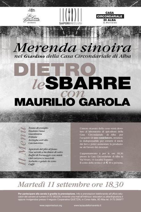 MERENDA SINOIRA DIETRO LE SBARRE CON MAURILIO GAROLA