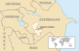 Territorio del Nagorno Karabagh in epoca sovietica