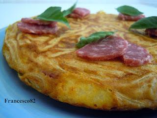 Frittata di spaghetti alla Napoletana