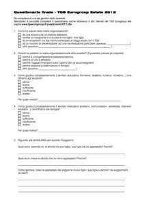 Questionari estate 2012