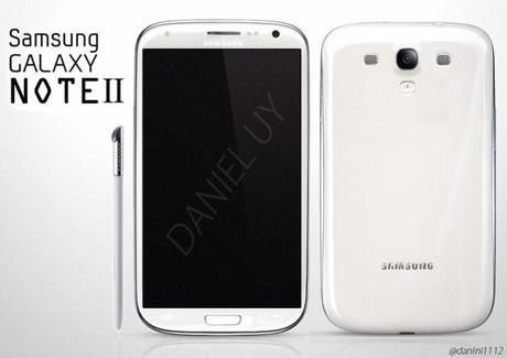 Samsung Galaxy Note II GT-N7100 usa un display da 5.5” Amoled Ultra thin flexible